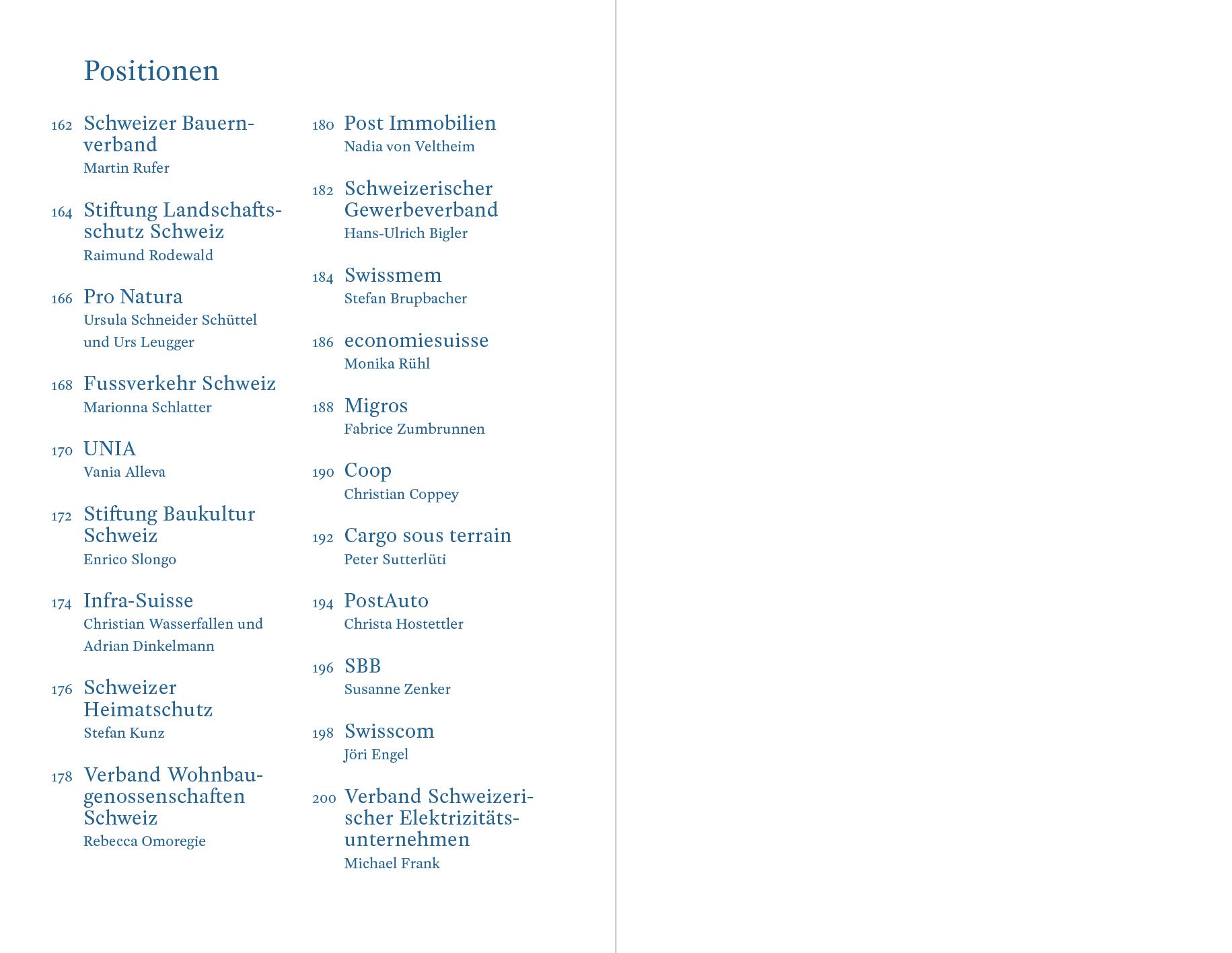 Agenda Raum Schweiz