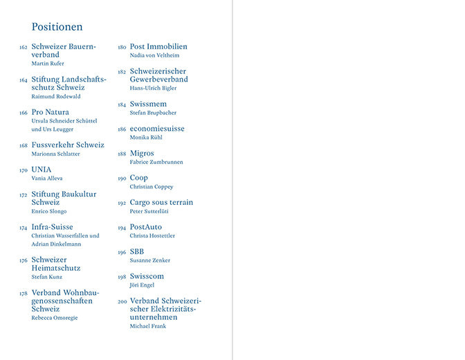 Agenda Raum Schweiz
