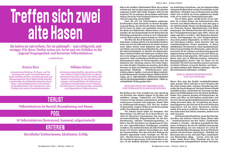 Sonderausgabe Tierlist