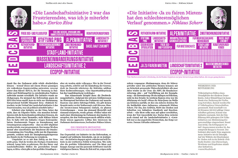 Sonderausgabe Tierlist