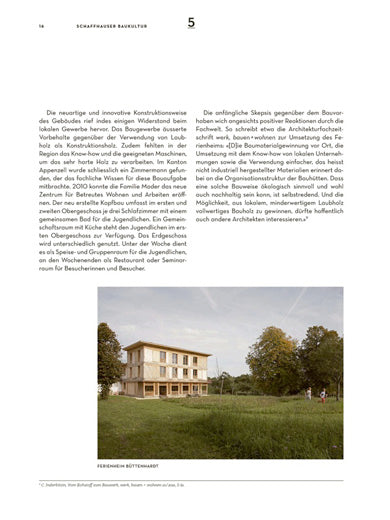 Das Schaffhauser Haus