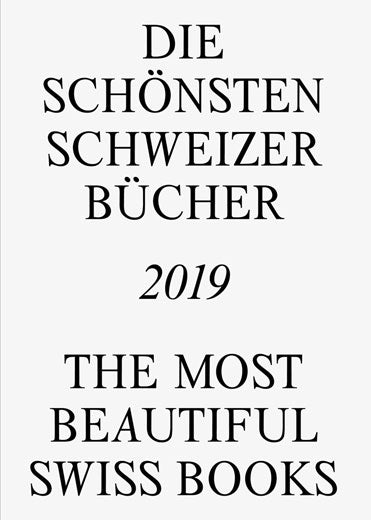 Die Schönsten Schweizer Bücher 2019