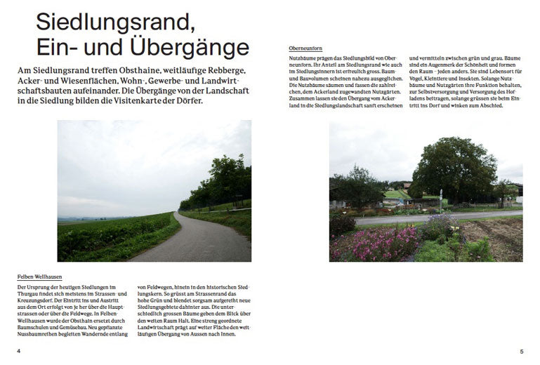 Platz, Strasse, Raum Thurgau