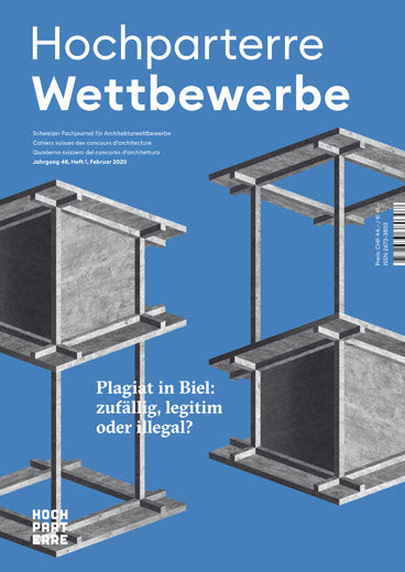 Hochparterre Wettbewerbe 1/2020