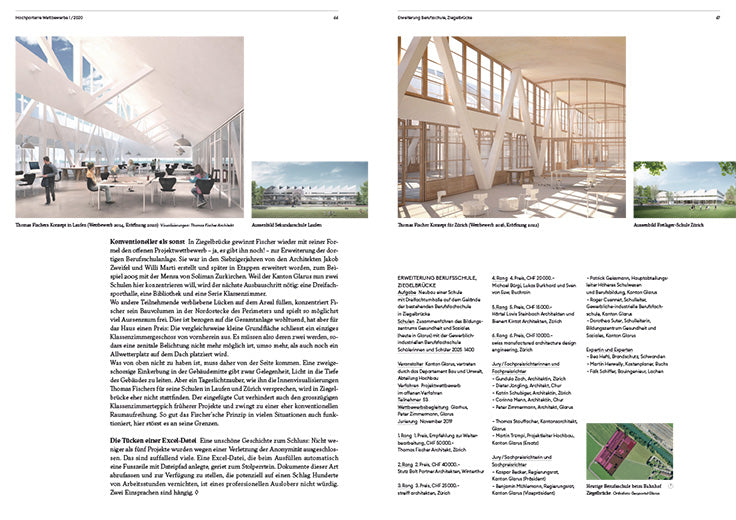 Hochparterre Wettbewerbe 1/2020