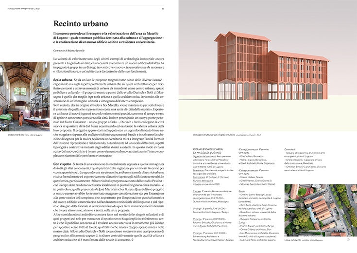 Hochparterre Wettbewerbe 1/2021