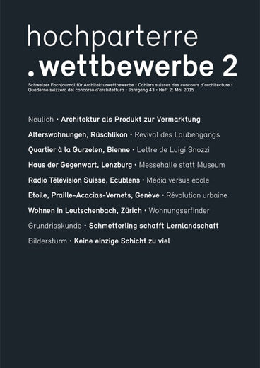 hochparterre.wettbewerbe 2/2015