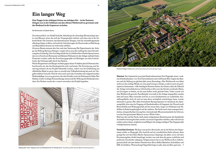 Hochparterre Wettbewerbe 3/2022