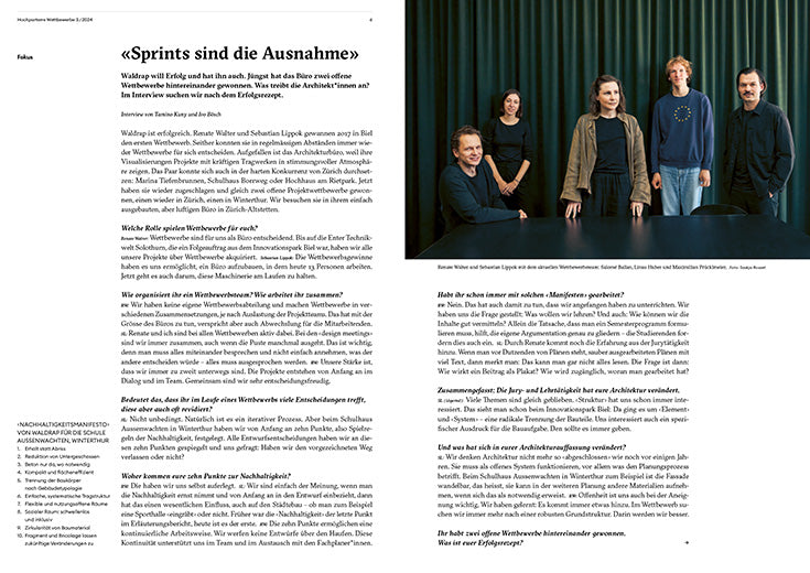 Hochparterre Wettbewerbe 3/2024