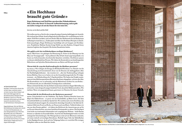 Hochparterre Wettbewerbe 3/2025