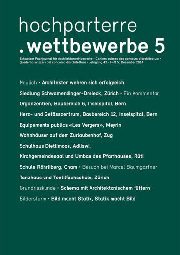 hochparterre.wettbewerbe 5/2014