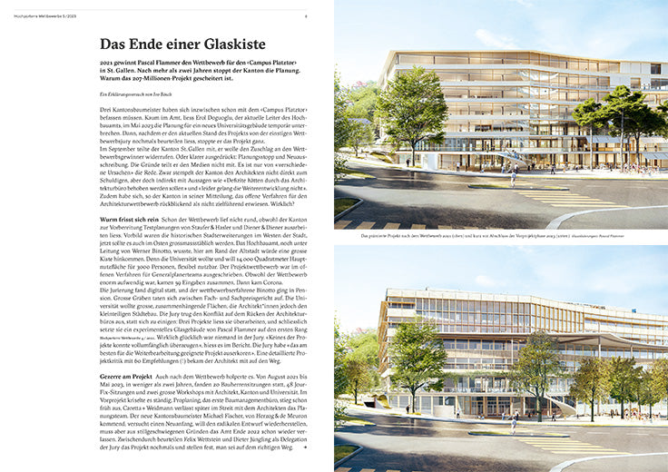 Hochparterre Wettbewerbe 5/2023