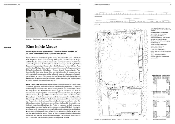 Hochparterre Wettbewerbe 5/2025