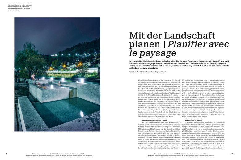 Regionale Limmattal | Regionale de la vallée de la Limmat